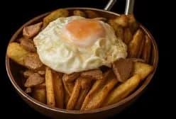 Patatas con trufa y foie